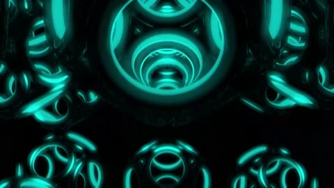 Backdrop with animation of rings. Vector... | Stock Video | Pond5