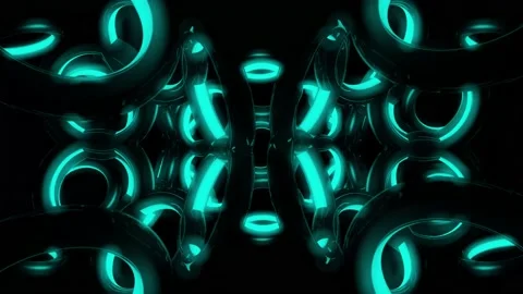 Backdrop with animation of rings. Vector... | Stock Video | Pond5