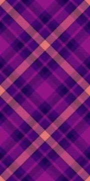 Backdrop check seamless vector, tweed fabric plaid tartan. Diamond pattern .. Illustrazione stock