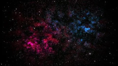 Backdrop of clouds in space. Stock Photos