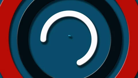 Backdrop With Colorful Circles Animated On The Surface Stock Footage 126952515