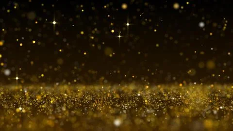 Backdrop of falling shiny dust Stock Photos