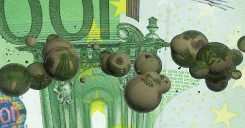 Backdrop full of bubble. Stock Illustration