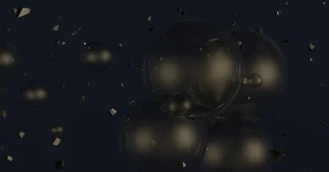 Backdrop full of bubbles. Stock Illustration