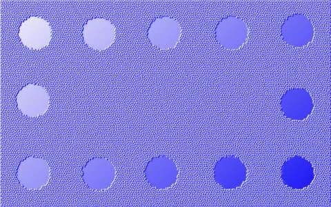 Backdrop graphic with 3D foam effect texture and hole punch look Stock Illustration