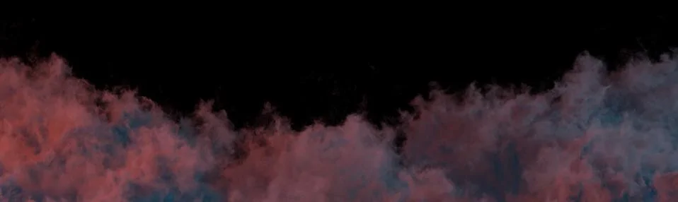 Backdrop of large night panoramic cumulus clouds isolated Stock Illustration