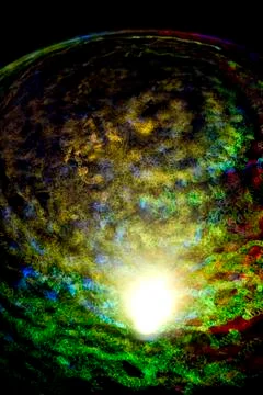 Backdrop of lights of colored fiber optics galaxy stars Stock Photos
