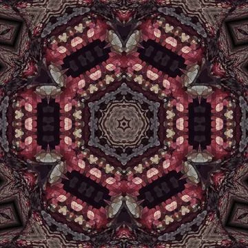 Backdrop pattern design for textile print, floor tiles and carpet Stock Illustration