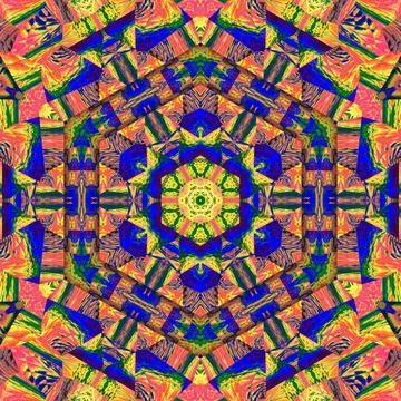 Backdrop pattern design for textile print, floor tiles and carpet Stock Illustration