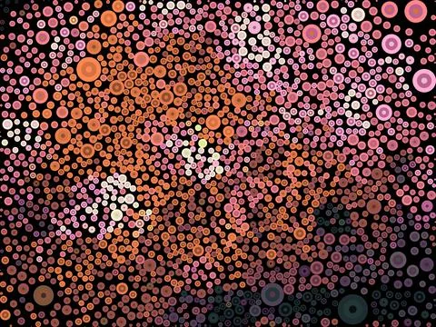 Backdrop pattern design for textile print, floor tiles and carpet Stock Illustration