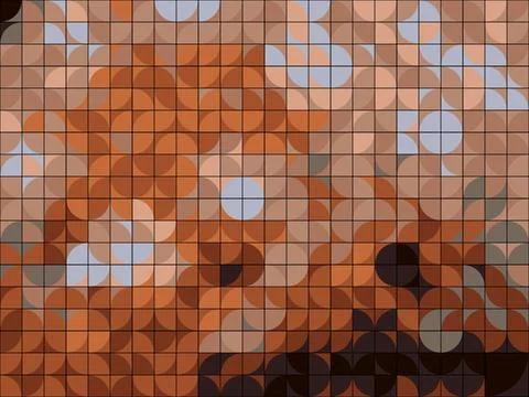 Backdrop pattern design for textile print, floor tiles and carpet Stock Illustration