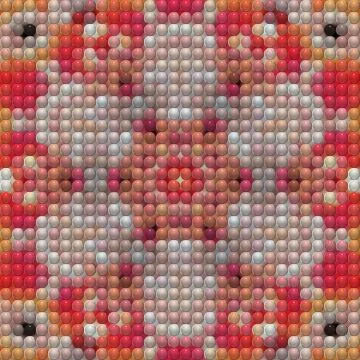 Backdrop pattern design for textile print, floor tiles and carpet Stock Illustration