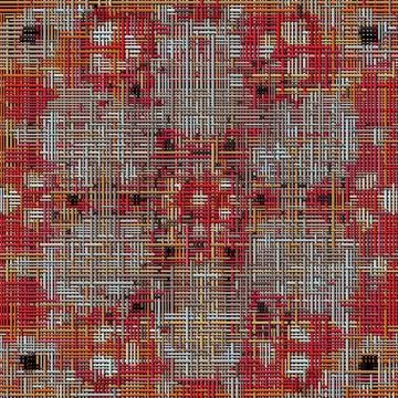 Backdrop pattern design for textile print, floor tiles and carpet Stock Illustration