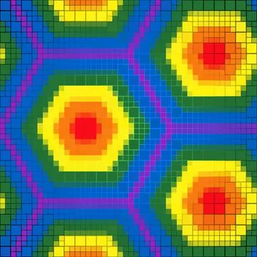 Backdrop pattern design for textile print, floor tiles and carpet Stock Illustration