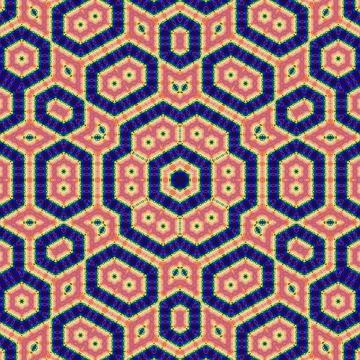 Backdrop pattern design for textile print, floor tiles and carpet Stock Illustration