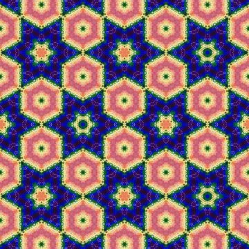 Backdrop pattern design for textile print, floor tiles and carpet Stock Illustration