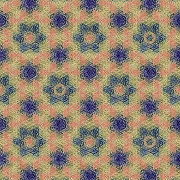 Backdrop pattern design for textile print, floor tiles and carpet Stock Illustration