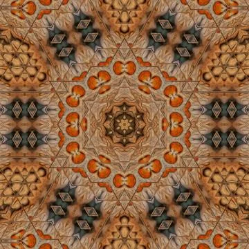Backdrop pattern design for textile print, floor tiles and carpet Stock Illustration