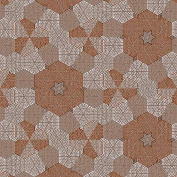 Backdrop pattern design for textile print, floor tiles and carpet Stock Illustration