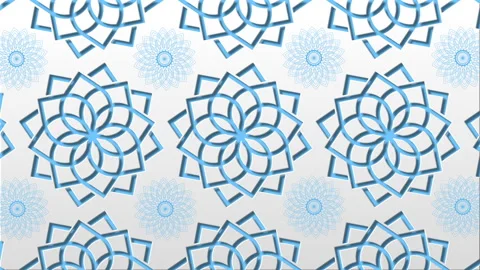 Backdrop of rotating mandala pattern texture , 4k animation Stock Footage 268332153
