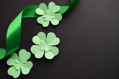 A backdrop for St. Patrick's Day celebrations Stock Photos