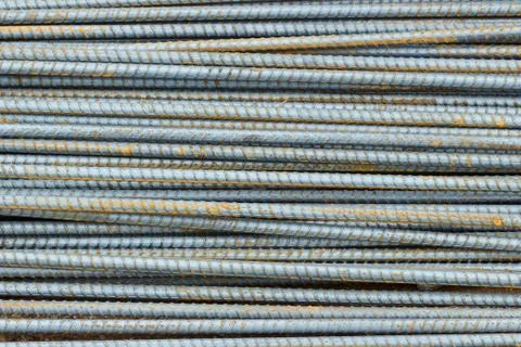 Backdrop of steel bar Stock Photos