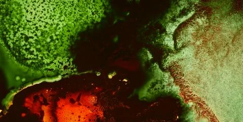 A Backdrop of Vibrant Colors, Texture, and Gold Elements Illustrazione stock