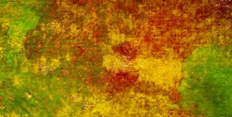 A Backdrop of Vibrant Colors, Texture, and Gold Elements 库存插图