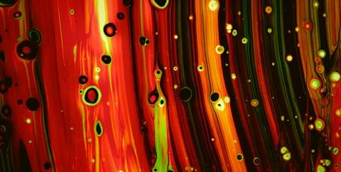 A Backdrop of Vibrant Colors, Texture, and Gold Elements Stock Illustration