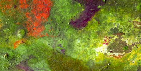A Backdrop of Vibrant Colors, Texture, and Gold Elements Stock Illustration