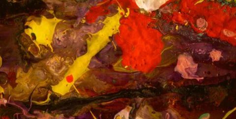 A Backdrop of Vibrant Colors, Texture, and Gold Elements Stockillustratie
