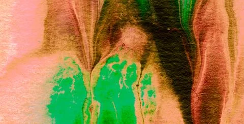 A Backdrop of Vibrant Colors, Texture, and Gold Elements Stock Illustration