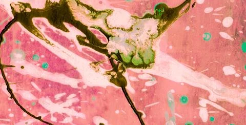 A Backdrop of Vibrant Colors, Texture, and Gold Elements Illustrazione stock