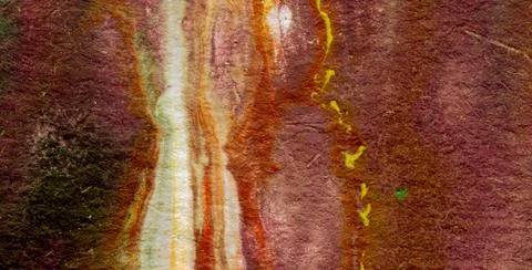 A Backdrop of Vibrant Colors, Texture, and Gold Elements Stock Illustration