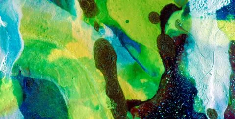 A Backdrop of Vibrant Colors, Texture, and Gold Elements Illustrazione stock