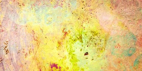 A Backdrop of Vibrant Colors, Texture, and Gold Elements Stock Illustration
