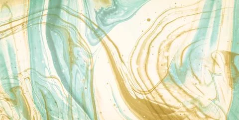 A Backdrop of Vibrant Colors, Texture, and Gold Elements Stock Illustration