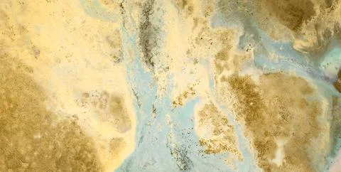 A Backdrop of Vibrant Colors, Texture, and Gold Elements Stock Illustration
