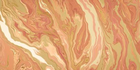 A Backdrop of Vibrant Colors, Texture, and Gold Elements Stock Illustration