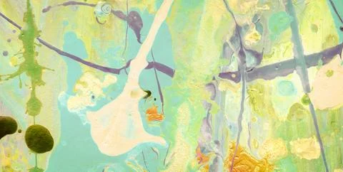 A Backdrop of Vibrant Colors, Texture, and Gold Elements Stock Illustration