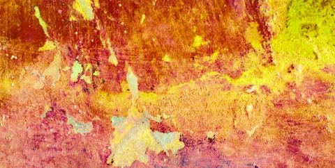 A Backdrop of Vibrant Colors, Texture, and Gold Elements Stock Illustration