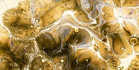 A Backdrop of Vibrant Colors, Texture, and Gold Elements Stock Illustration
