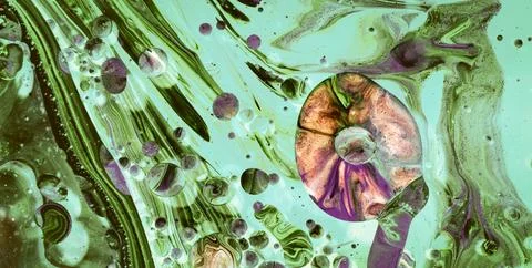 A Backdrop of Vibrant Colors, Texture, and Gold Elements イラスト素材