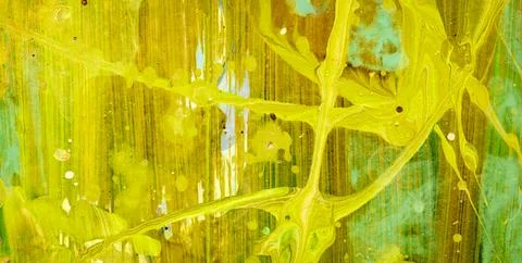 A Backdrop of Vibrant Colors, Texture, and Gold Elements イラスト素材