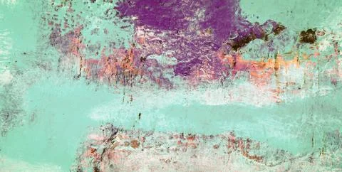 A Backdrop of Vibrant Colors, Texture, and Gold Elements Stock Illustration