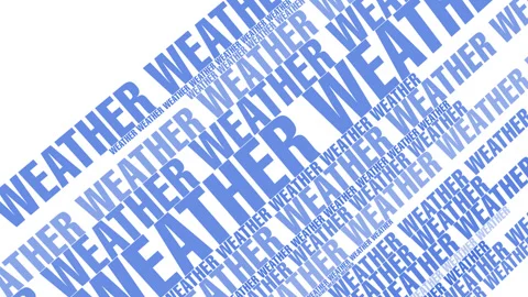 Backdrop of weather text on white backgr... | Stock Video | Pond5