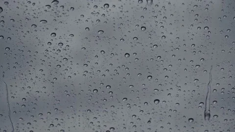 Backdrop of window during rainstorm Stock Footage 222143982