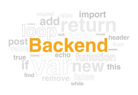 Backend programming vector illustration concept Stock Illustration