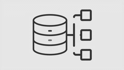Backend system line animation Stock Footage 337776447