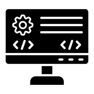 Backend Vector Icon Design Illustration Stock Illustration
